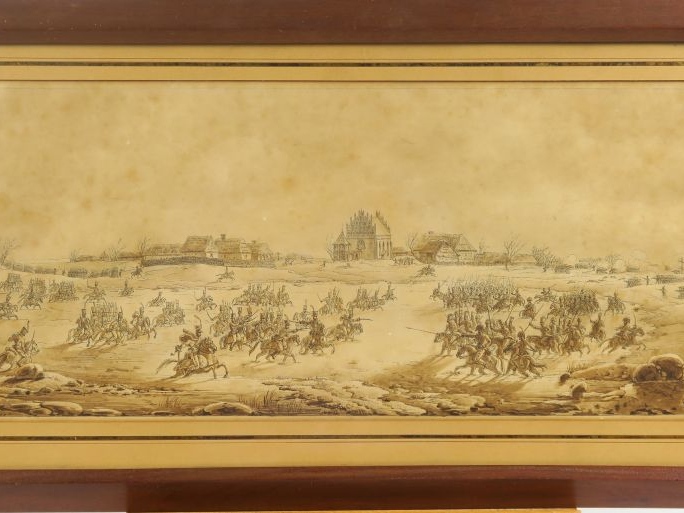 Benjamin ZIX (1772-1811) "La bataille de Golymin en Pologne, le 26 déc