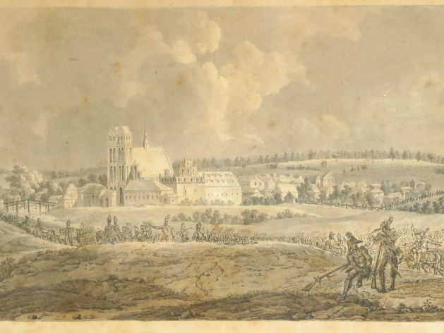 Attribué à Nicolas-Antoine TAUNAY (1755-1830) "Mouvement de troupes ve