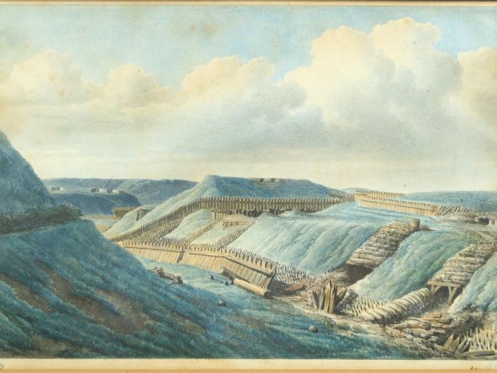 Louis-Pierre BALTARD (1764-1846) "Le camp de Bischoffberg, le 20 mai 1