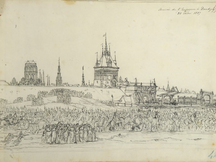 Benjamin ZIX (1772-1811) Album contenant 25 dessins exécutés pendant l