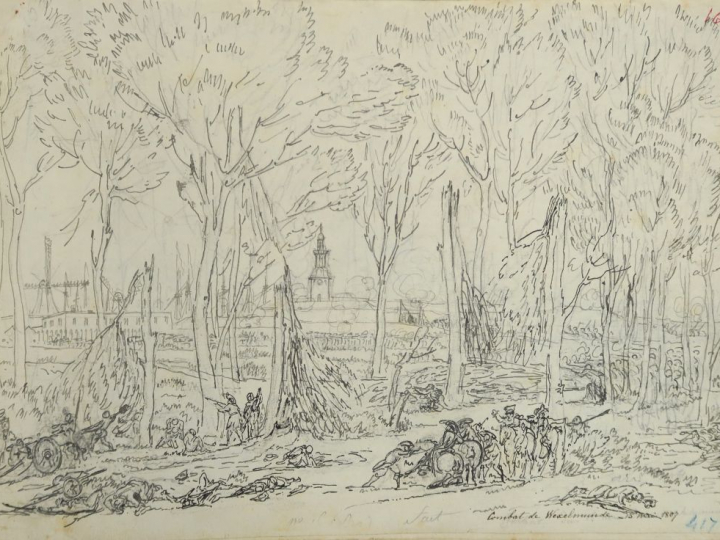 Benjamin ZIX (1772-1811) Album contenant 25 dessins exécutés pendant l