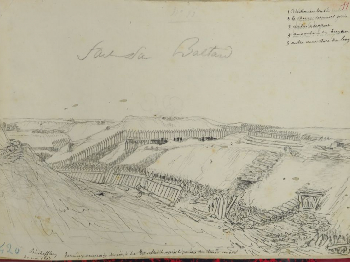 Benjamin ZIX (1772-1811) Album contenant 25 dessins exécutés pendant l