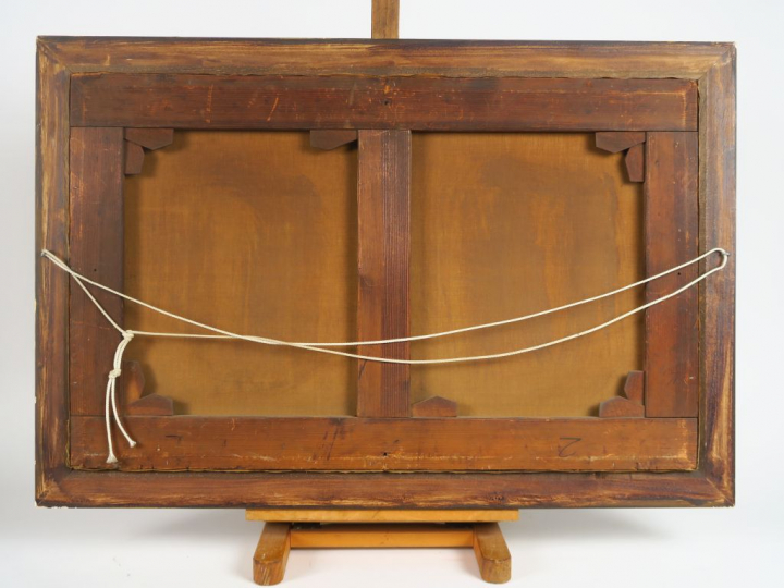 Ecole française XIXème, suiveur de Felix ZIEM  "Le grand canal à Venis