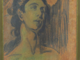 Vente aux enchères VERDILHAN  "Martyre de Saint Sébastien" Dessin.  Signé en bas à droite