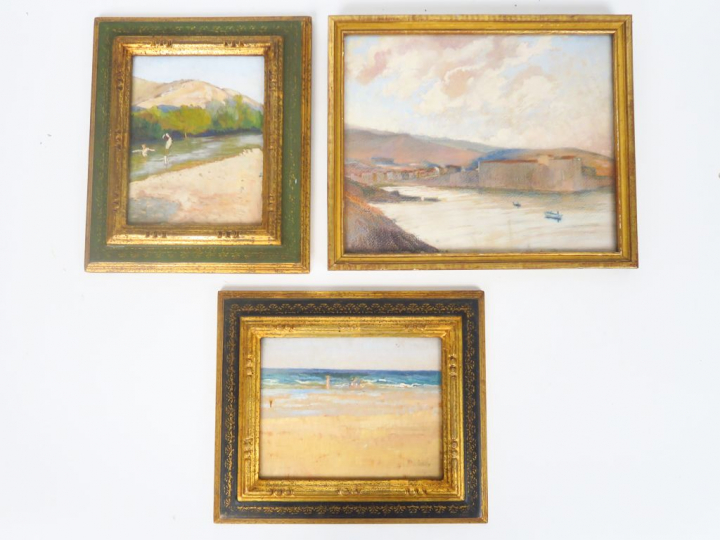 Cécile Patrice BONNET  "Baignade à la mer", "Baignade en montagne" Deu