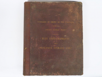 Vente aux enchères Album de la Compagnie du Chemin de fer d'Orléans "Vues photographiques