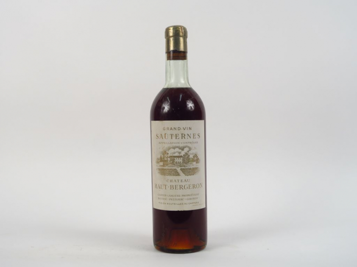 1 BOUTEILLE CHÂTEAU HAUT BERGERON SAUTERNES - 1955 - HEP