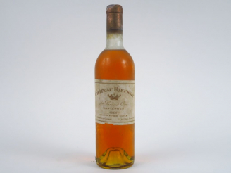Vente aux enchères 1 BOUTEILLE CHÂTEAU RIEUSSEC 1er CC SAUTERNES - 1964 - HEP - CAPS LEGE