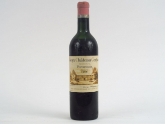 Vente aux enchères 1 BOUTEILLE VIEUX CHÂTEAU CERTAN POMEROL - 1955 - MEP