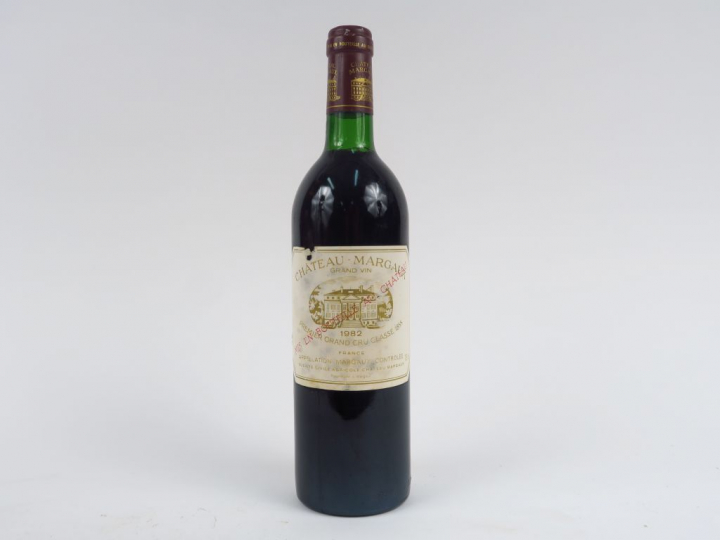 1 BOUTEILLE CHÂTEAU MARGAUX 1er GCC MARGAUX - 1982 - BG/ELF/ELD