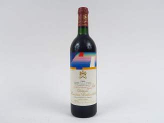 Vente aux enchères 1 BOUTEILLE CHÂTEAU MOUTON ROTHSCHILD 1er GCC PAUILLAC - 1984 - BG