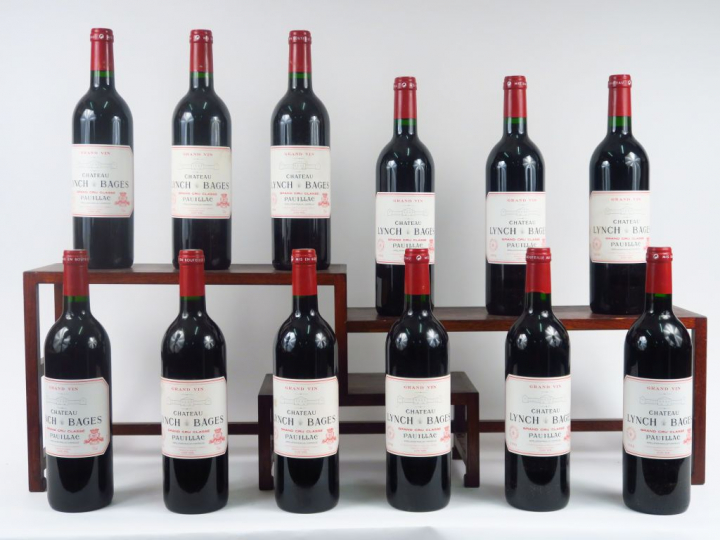 12 BOUTEILLES CHÂTEAU LYNCH BAGES GCC PAUILLAC - 1996 - CBO