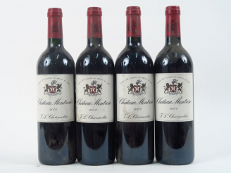 Vente aux enchères 4 BOUTEILLES CHÂTEAU MONTROSE GCC ST ESTEPHE - 2002