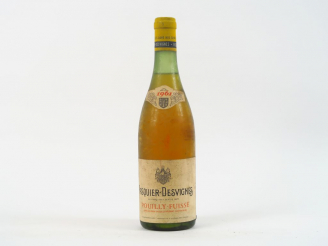 Vente aux enchères 1 BOUTEILLE POUILLY FUISSE PASQUIER DESVIGNES - 1961 - 2,5 CM