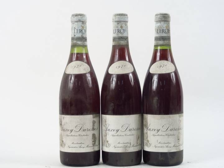 3 BOUTEILLES AUXEY DURESSES LEROY - 1970