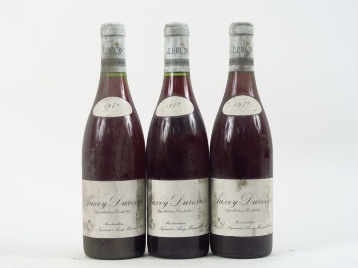 3 BOUTEILLES AUXEY DURESSES LEROY - 1970