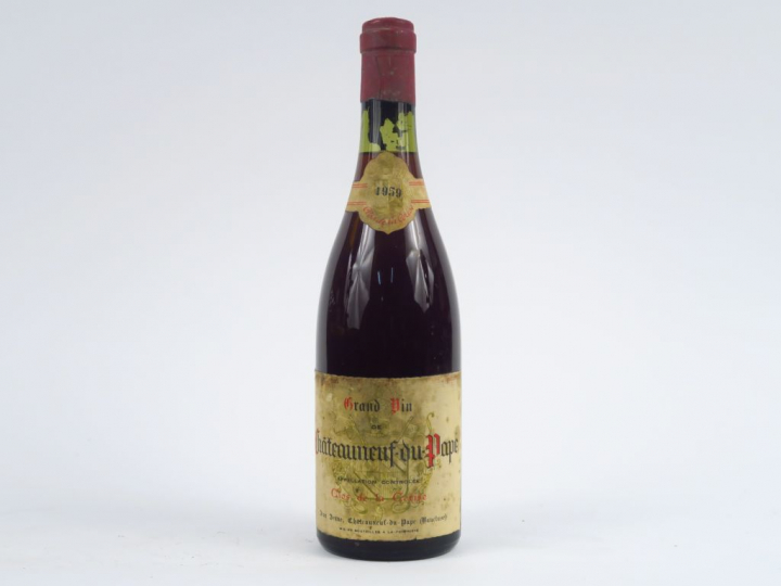 1 BOUTEILLE CHATEAUNEUF DU PAPE 'CLOS DE LA CERISE' J. JEUNE - 1959 - 