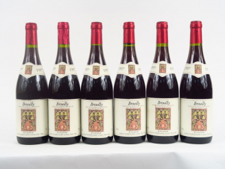 Vente aux enchères 6 BOUTEILLES BROUILLY B. LAFONT - 1997