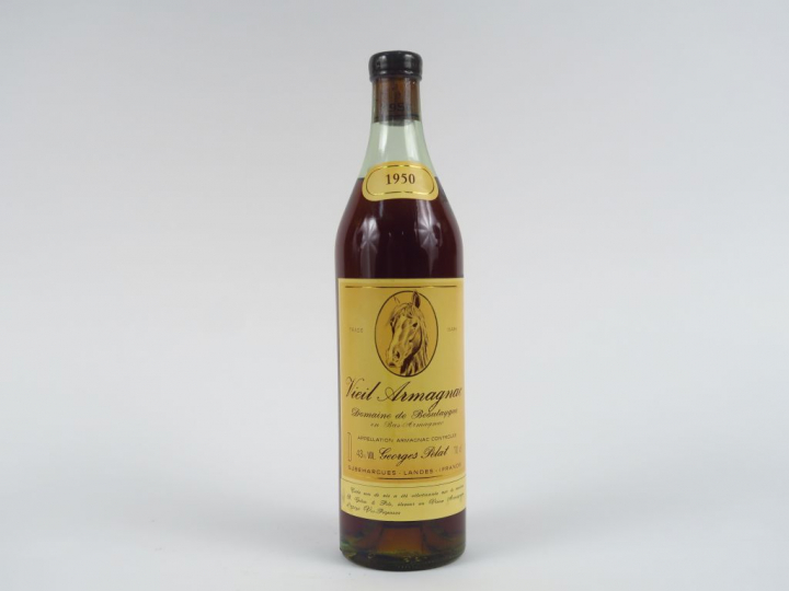 1 BOUTEILLE BAS ARMAGNAC 'VIEIL ARMAGNAC' G. PELAT 43° - 1950