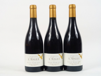Vente aux enchères 3 BOUTEILLES DOMAINE DE L'AIGLE PINOT NOIR G. BERTRAND - 2012