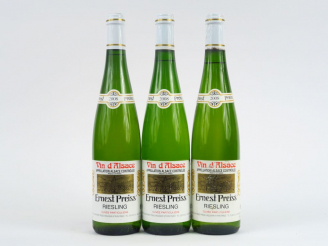 Vente aux enchères 3 BOUTEILLES RIESLING 'CUVEE PARTICULIERE' E. PREISS - 2008