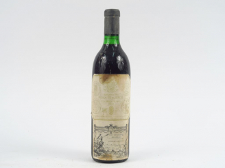 Vente aux enchères 1 BOUTEILLE MARQUES DE RISCAL - 1969 - BG+/EF/ES