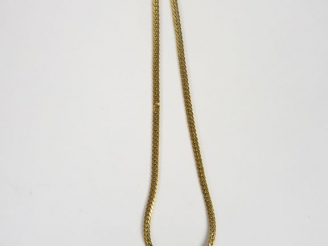 Vente aux enchères Collier articulé en or jaune, maille tressée. Poids. 14,77 gr