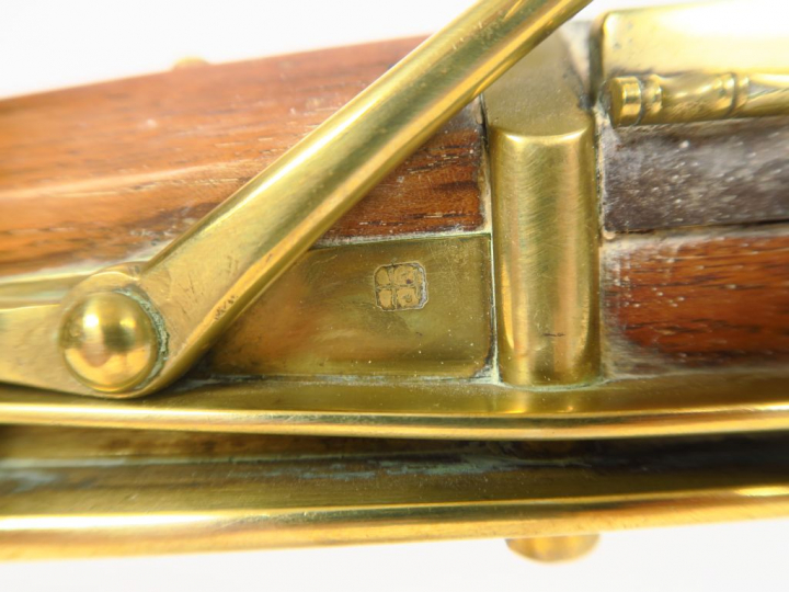 Belle arquebuse à mèche japonaise fabriquée avant l’ère Meji (1868/191