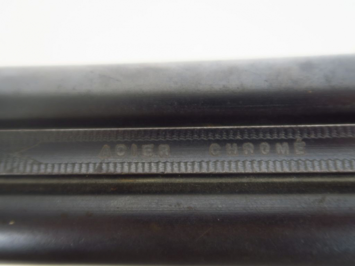 Fusil juxtaposé calibre 16/65 à chien et à platine à l’arrière numéro 