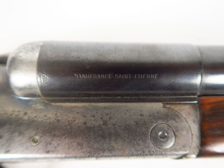 Fusil juxtaposé Robust calibre 12/65 rechambré en 70mm. Arme type 222 