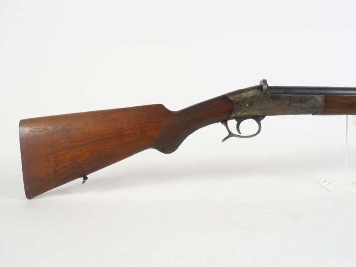 Fusil mono coup basculant simplex à éjecteur en calibre 16/65, longueu