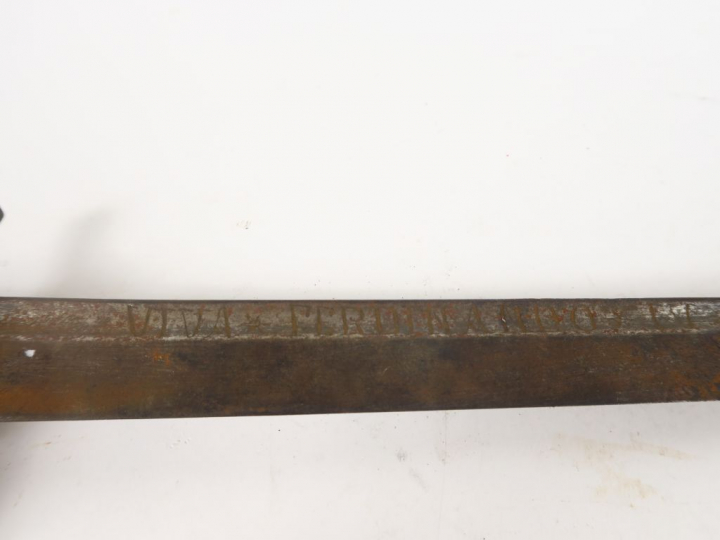 Curieux sabre italien aux armes de Ferdinandino IV Roi des deux Sicile