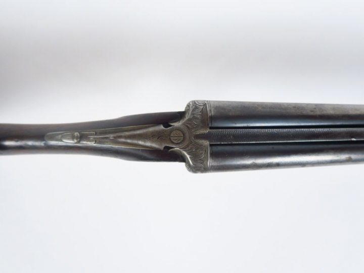 Fusil juxtaposé belge calibre 12/65,numéro 42710 systéme Anson et Dela