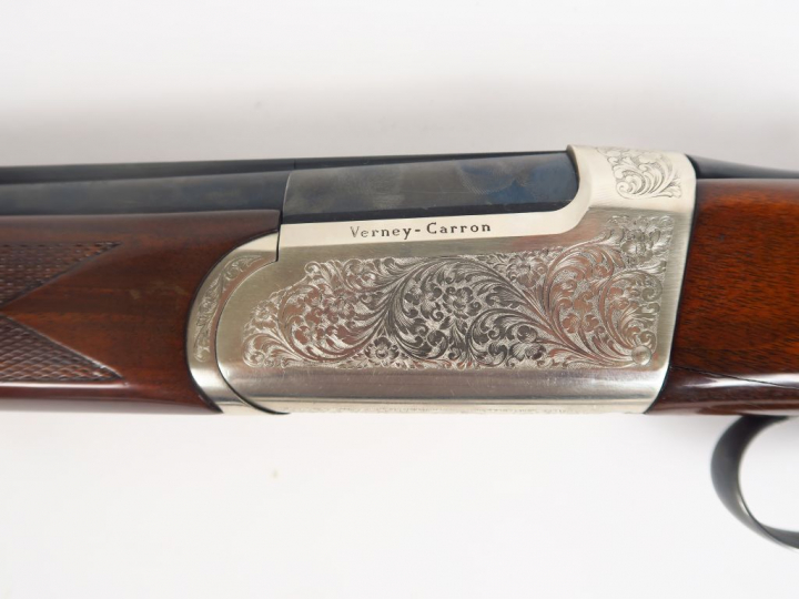 Fusil superposé Sagittaire Verney-Caron à St Etienne calibre 12/70 à e