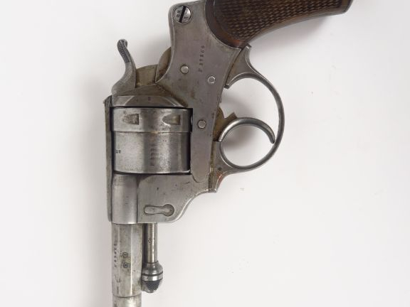Révolver réglementaire Français calibre 11mm Modèle 1873 de troupe de 