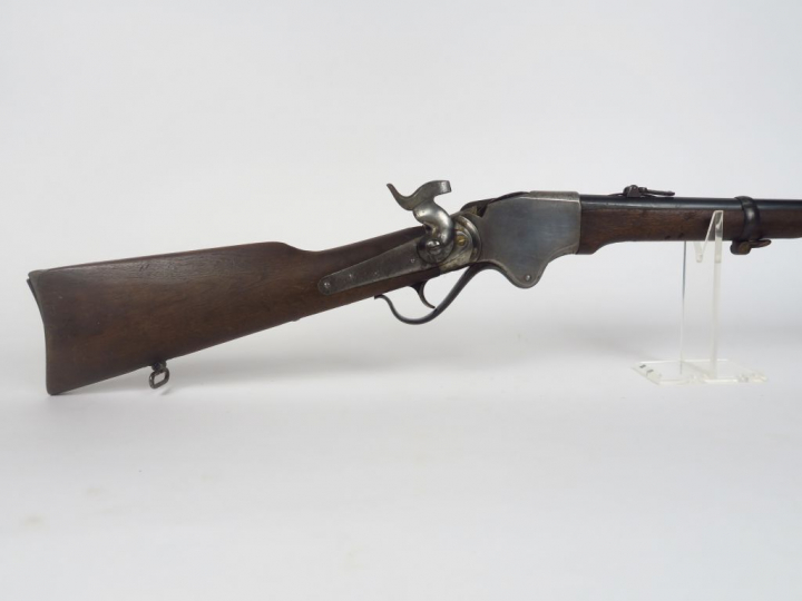Carabine de selle Spencer modèle 1860 en calibre 56/56. Modèle avec an