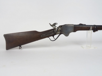Vente aux enchères Carabine de selle Spencer modèle 1860 en calibre 56/56. Modèle avec an