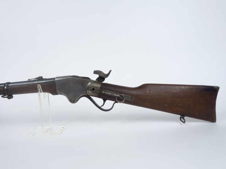 Carabine de selle Spencer modèle 1860 en calibre 56/56. Modèle avec an