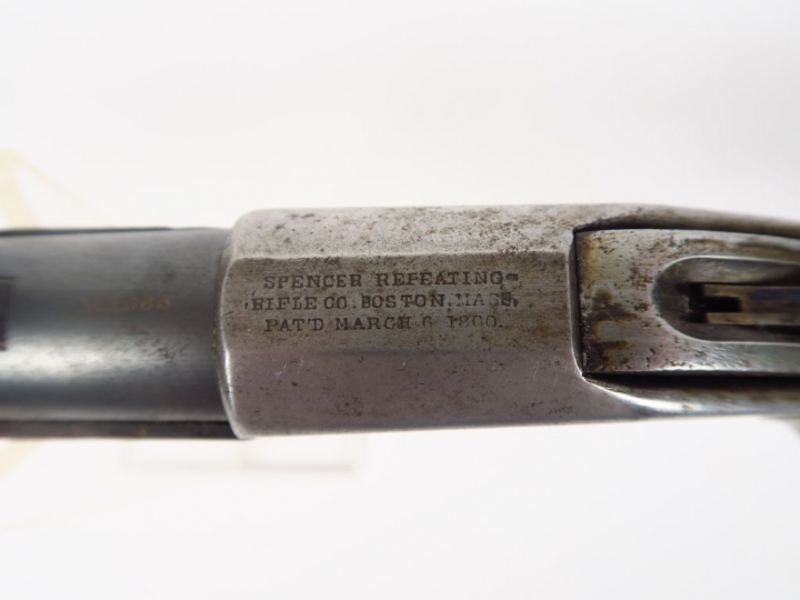 Carabine de selle Spencer modèle 1860 en calibre 56/56. Modèle avec an