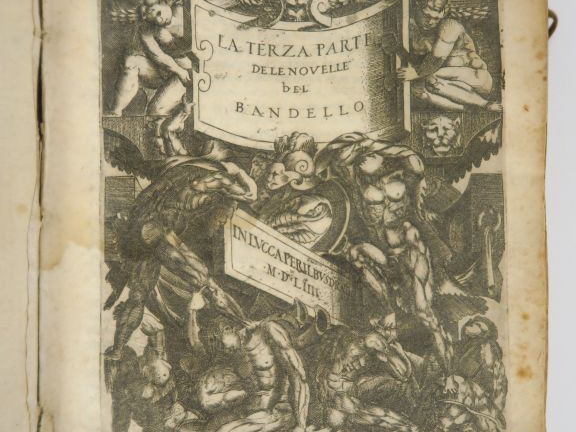 BANDELLO (Mattéo). La Terza parte de la novelle del Bandello. In Lucca