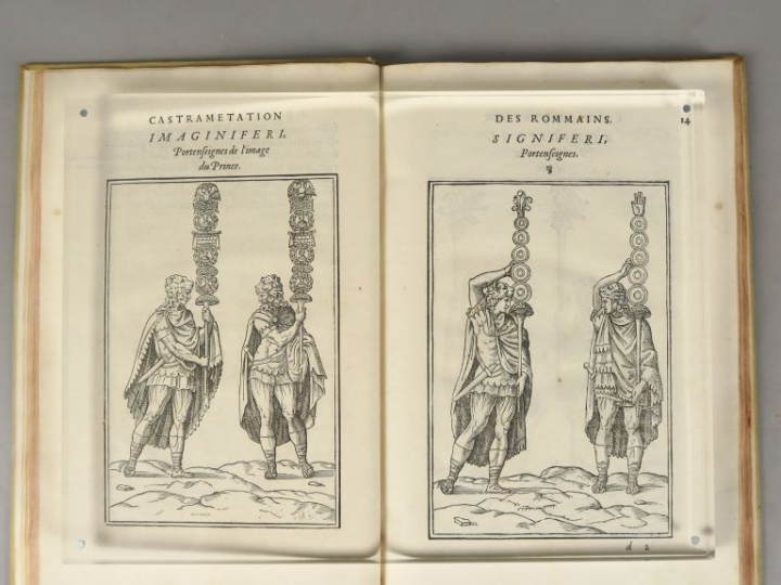 DU CHOUL (Guillaume). Discours sur la castramétation et discipline mil