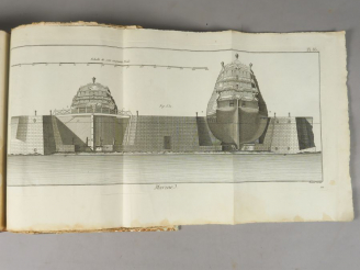 Vente aux enchères ENCYCLOPEDIE PANCKOUCKE. Recueil de planches. MARINE. Paris, Panckouck