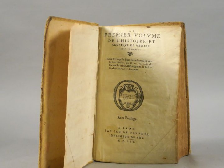FROISSART (Jehan). Le premier [second, tiers, quart] volume de l'Histo