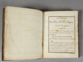 Vente aux enchères MANUSCRIT. Lettres du Révérend Père Mailly de la Compagnie de Jésus, m
