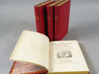 Vente aux enchères OVIDE. Les Métamorphoses en latin et en français. Trad. De l'abbé Bani