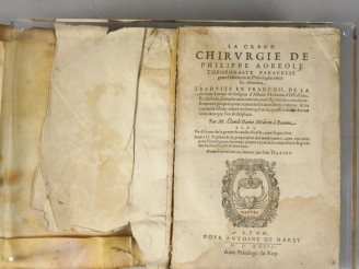 Vente aux enchères PARACELSE (Théophraste). La grande chirurgie, traduite en français, de