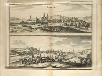 Vente aux enchères ZEILLER (Martin).-MERIAN (Mathieu et Gaspard). Topographia Galliae ode