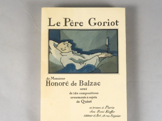 Vente aux enchères BALZAC (Honoré). Le Père Goriot, orné de 140 compositions, ornements e