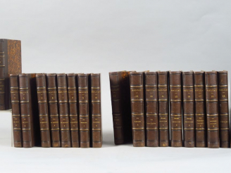 Vente aux enchères BALZAC (Honoré de). Œuvres complètes. Paris, Vve Houssiaux 1874. 20 vo