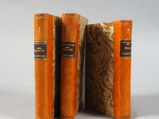 Vente aux enchères CARDAILLAC (Xavier de). Propos gascons. Paris, Juven s.d. 3 vol. in-12